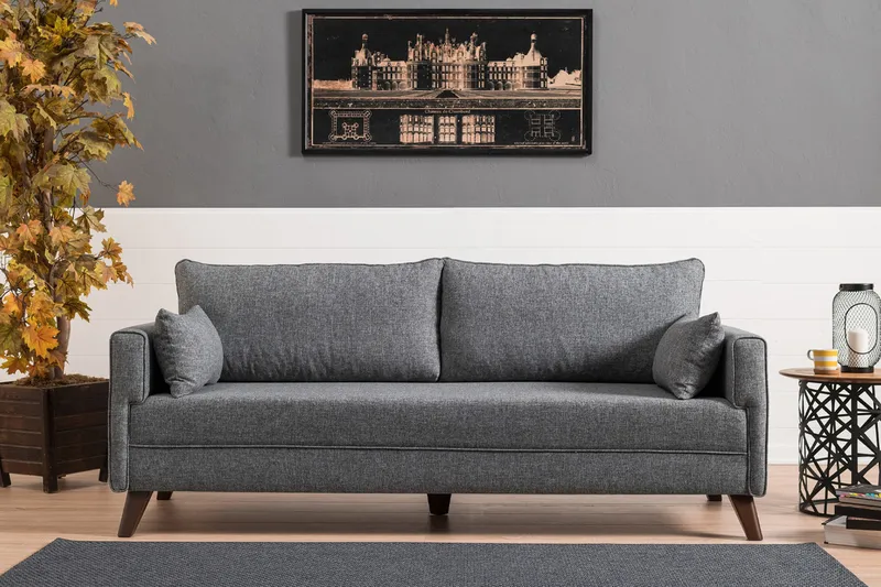 Antigua Bäddsoffa 3-sits - Grå - Möbler - Vardagsrum - Bäddsoffor