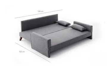 Antigua Bäddsoffa 3-sits - Grå - Möbler - Vardagsrum - Bäddsoffor
