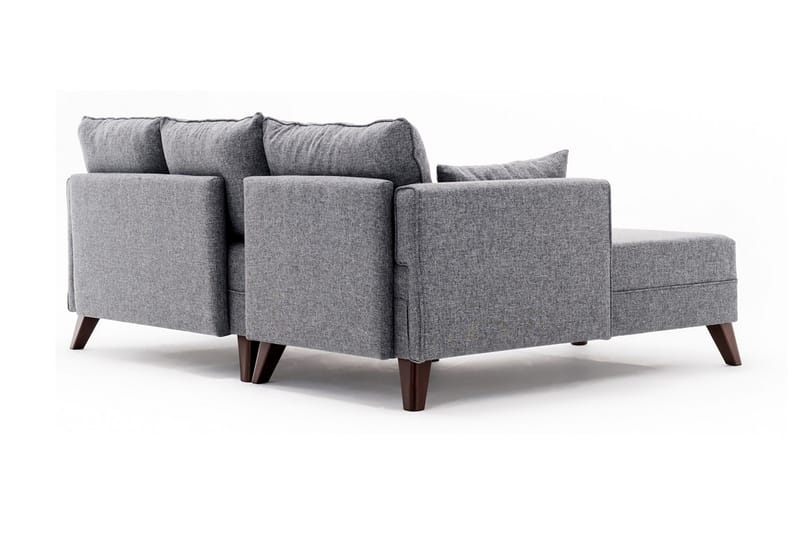 Antigua Divanbäddsoffa Vänster - Grå - Möbler - Vardagsrum - Bäddsoffor - Bäddsoffa divan