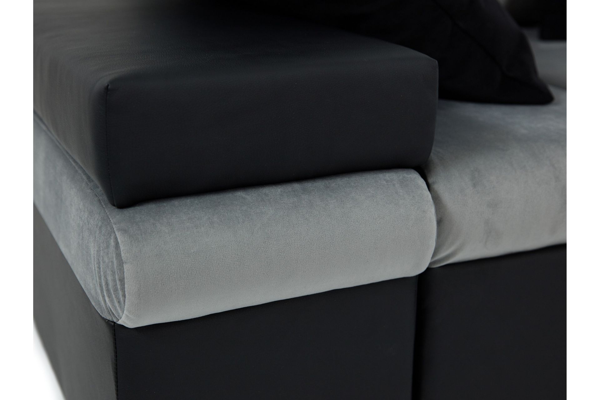 ARETHA Bäddsoffa m. Divan 3-sits L-formad - Rosa - Möbler - Vardagsrum - Bäddsoffor