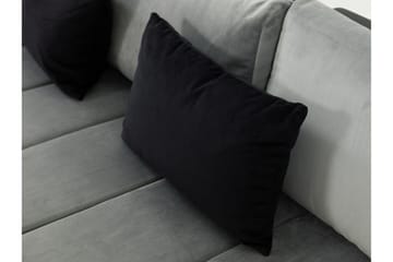 ARETHA Bäddsoffa m. Divan 3-sits L-formad - Rosa - Möbler - Vardagsrum - Bäddsoffor