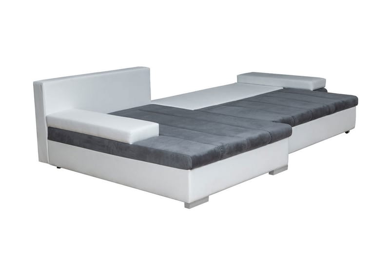 ARETHA Bäddsoffa m. Divan 3-sits L-formad - Rosa - Möbler - Vardagsrum - Bäddsoffor