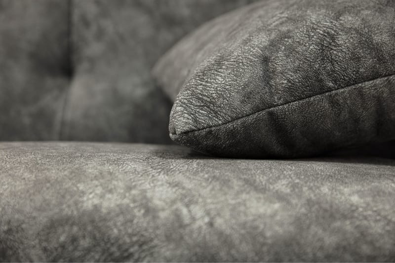 ARETHA Divanbäddsoffa 274x182x83 cm - Grå/Svart - Möbler - Vardagsrum - Bäddsoffor