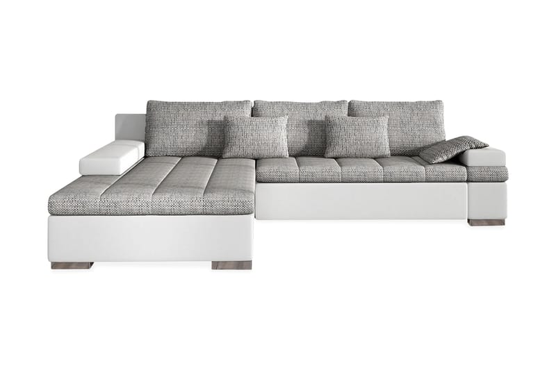 ARETHA Divanbäddsoffa 310x175x83 cm - Grå - Möbler - Vardagsrum - Bäddsoffor