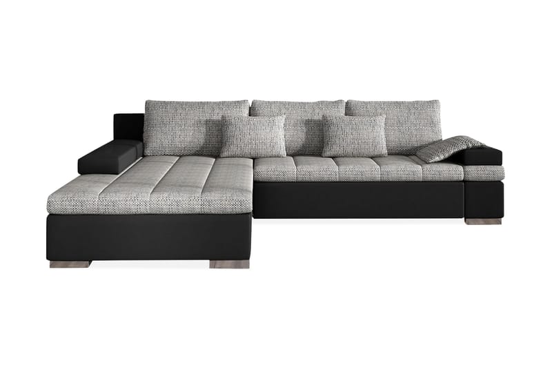 ARETHA Divanbäddsoffa 310x175x83 cm - Grå - Möbler - Vardagsrum - Bäddsoffor