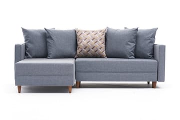 ARRAIDA Bäddsoffa m. Divan 4-sits 192x135 Blå