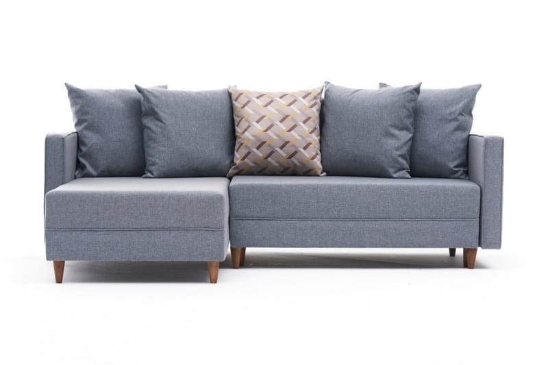 ARRAIDA Bäddsoffa m. Divan 4-sits 192x135 Blå - Möbler - Vardagsrum - Bäddsoffor