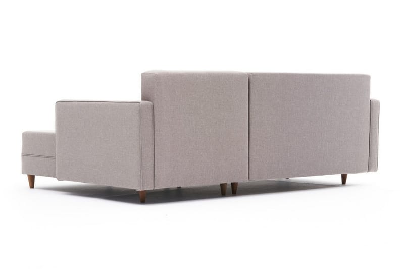 ARRAIDA Bäddsoffa m. Divan 4-sits 192x135 Cream - Möbler - Vardagsrum - Bäddsoffor