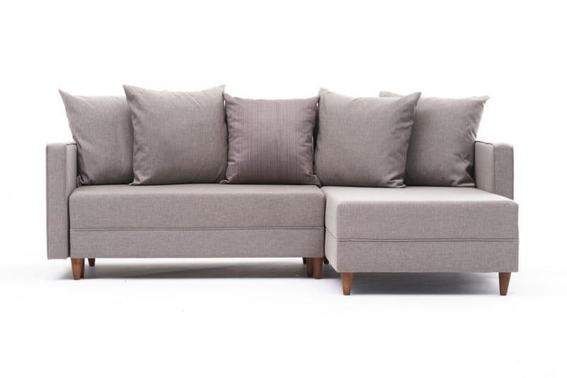 ARRAIDA Bäddsoffa m. Divan 4-sits 192x135 Cream - Möbler - Vardagsrum - Bäddsoffor