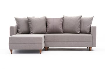 ARRAIDA Bäddsoffa m. Divan 4-sits 192x135 Cream