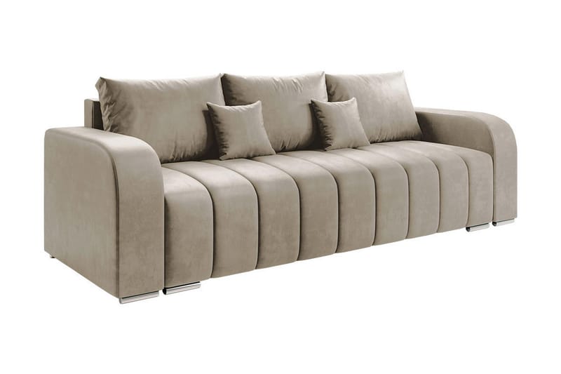 ASTARIZE 4-sits Bäddsoffa Vänster - Beige - Möbler - Vardagsrum - Bäddsoffor