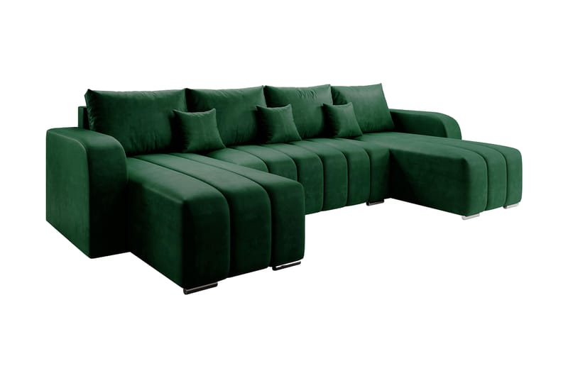 ASTARIZE 8-sits Bäddsoffa Höger - Grön - Möbler - Vardagsrum - Bäddsoffor - U bäddsoffa
