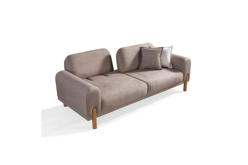 Astran Bäddsoffa 3-sits - Brun - Möbler - Vardagsrum - Bäddsoffor