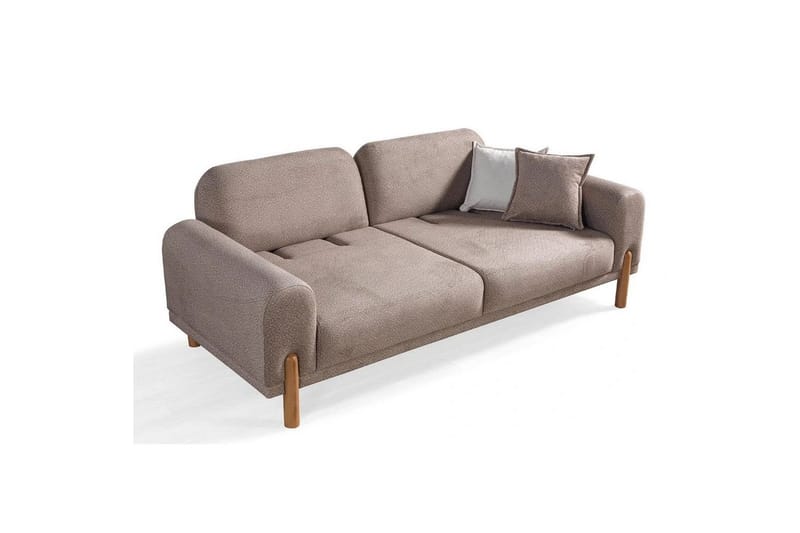 Astran Bäddsoffa 3-sits - Brun - Möbler - Vardagsrum - Bäddsoffor