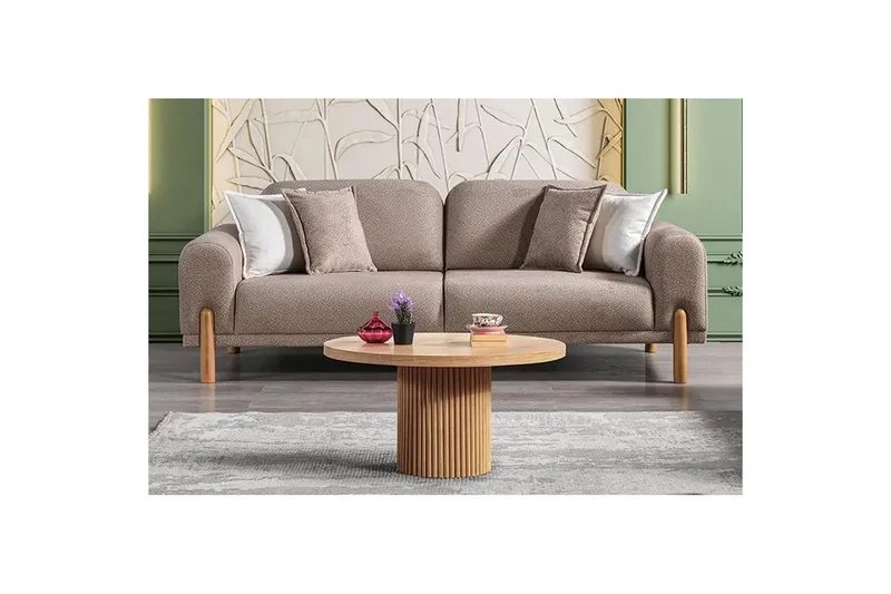 Astran Bäddsoffa 3-sits - Brun - Möbler - Vardagsrum - Bäddsoffor