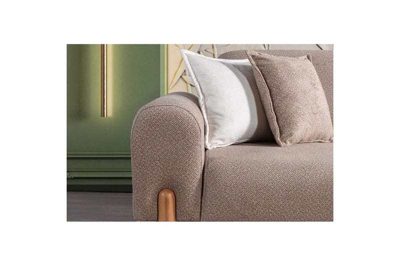 Astran Bäddsoffa 3-sits - Brun - Möbler - Vardagsrum - Bäddsoffor
