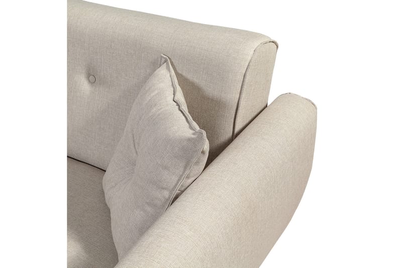AUCHENCAIRN Bäddsoffa med Divan Höger Vit - Möbler - Vardagsrum - Bäddsoffor