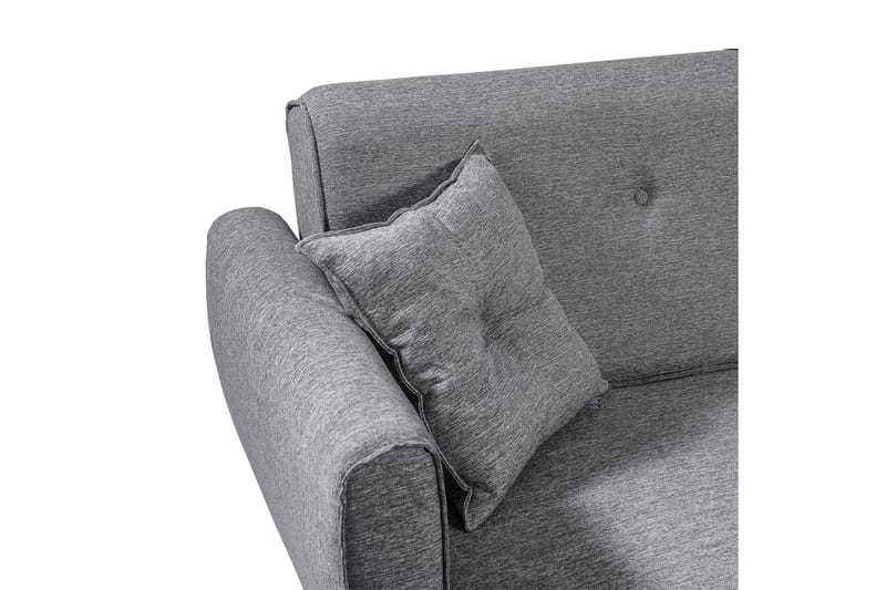 AUCHENCAIRN Bäddsoffa med Divan Vänster Grå - Möbler - Vardagsrum - Bäddsoffor
