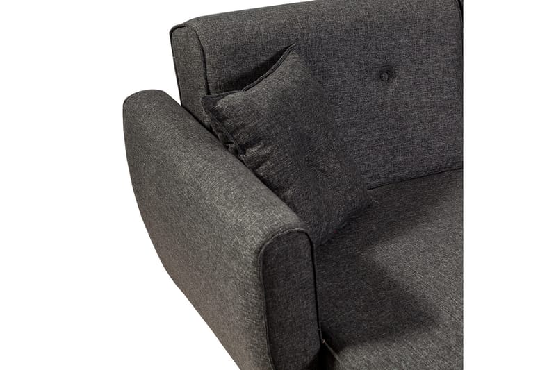 AUCHENCAIRN Bäddsoffa med Divan Vänster Grå - Möbler - Vardagsrum - Bäddsoffor