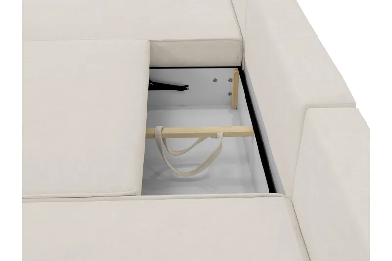 Avignon Bäddsoffa Dubbeldivan 5-sits - Beige - Möbler - Vardagsrum - Bäddsoffor - U bäddsoffa