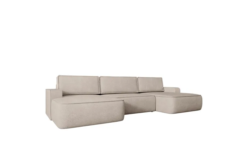 Avignon Bäddsoffa Dubbeldivan 5-sits - Beige - Möbler - Vardagsrum - Bäddsoffor - U bäddsoffa