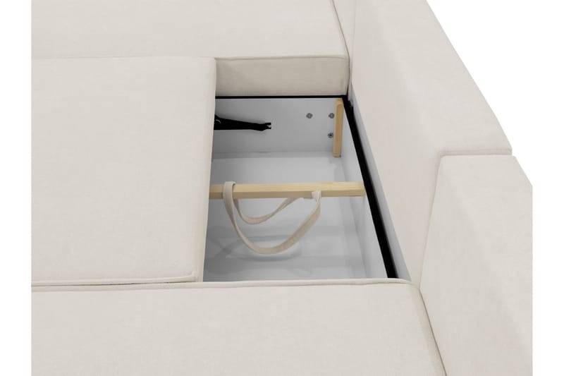 Avignon Bäddsoffa Dubbeldivan 5-sits - Grå - Möbler - Vardagsrum - Bäddsoffor - U bäddsoffa