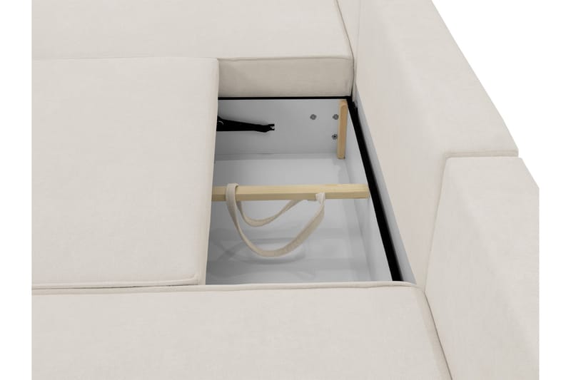 Avignon Bäddsoffa Dubbeldivan 5-sits - Grå - Möbler - Vardagsrum - Bäddsoffor - U bäddsoffa