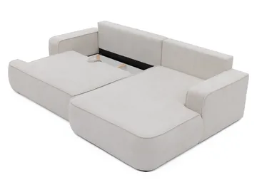 Avignon Bäddsoffa med Divan 3-sits - Grå - Möbler - Vardagsrum - Bäddsoffor