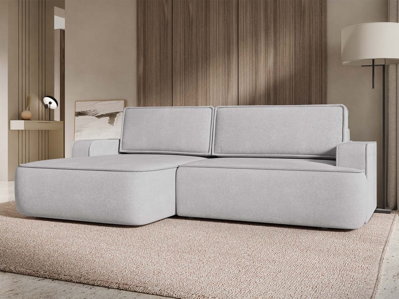Avignon Bäddsoffa med Divan 3-sits - Grå - Möbler - Vardagsrum - Bäddsoffor