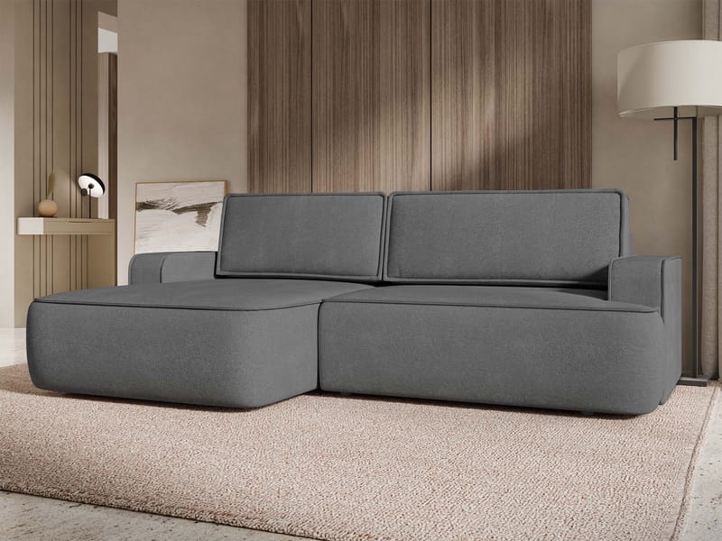 Avignon Bäddsoffa med Divan 3-sits - Grå - Möbler - Vardagsrum - Bäddsoffor