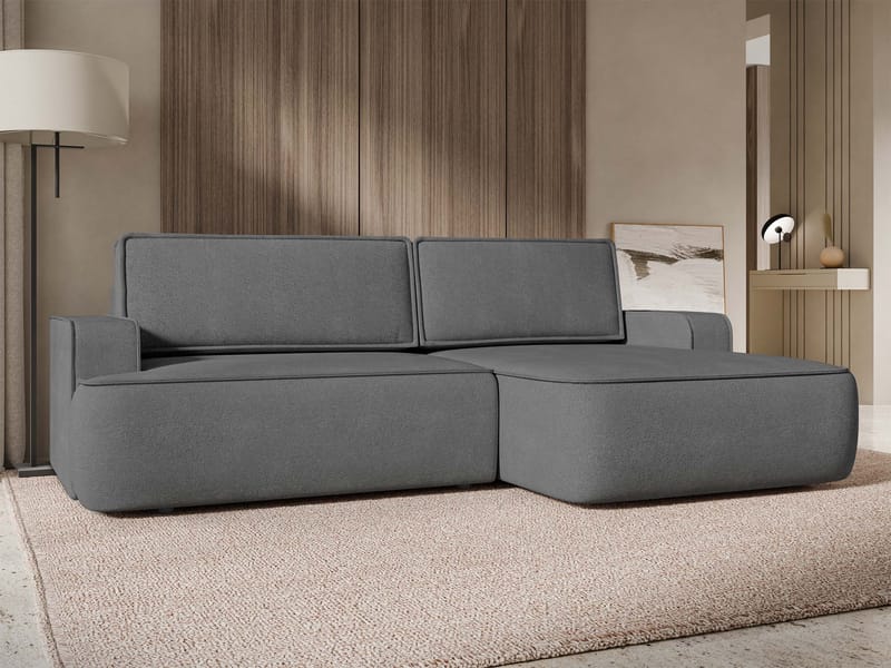 Avignon Bäddsoffa med Divan 3-sits - Grå - Möbler - Vardagsrum - Bäddsoffor