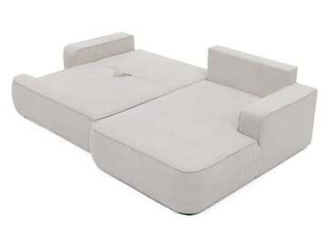 Avignon Bäddsoffa med Divan 3-sits - Grå - Möbler - Vardagsrum - Bäddsoffor