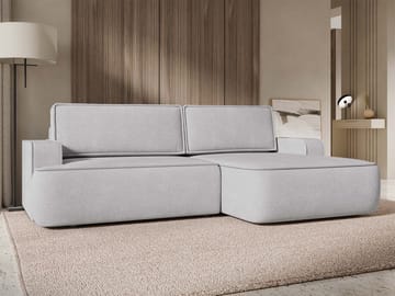 Avignon Bäddsoffa med Divan 3-sits - Grå - Möbler - Vardagsrum - Bäddsoffor