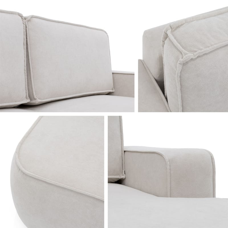 Avignon Bäddsoffa med Divan 3-sits - Vit - Möbler - Vardagsrum - Bäddsoffor