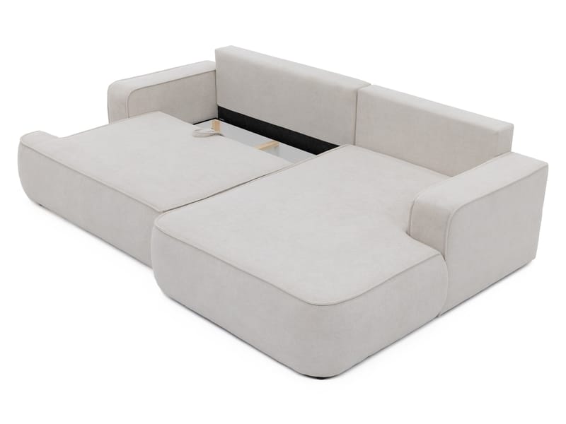 Avignon Bäddsoffa med Divan 3-sits - Vit - Möbler - Vardagsrum - Bäddsoffor