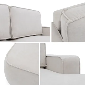 Avignon Bäddsoffa med Divan 3-sits - Vit - Möbler - Vardagsrum - Bäddsoffor