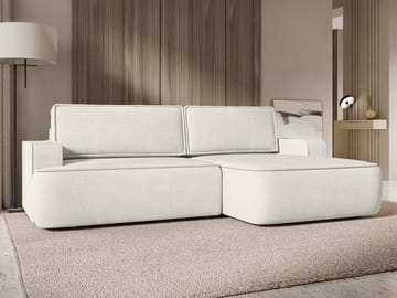 Avignon Bäddsoffa med Divan 3-sits - Vit - Möbler - Vardagsrum - Bäddsoffor