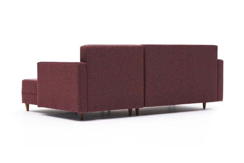 Aydama Bäddsoffa m. Divan 4-sits 192x135 - Röd - Möbler - Vardagsrum - Bäddsoffor