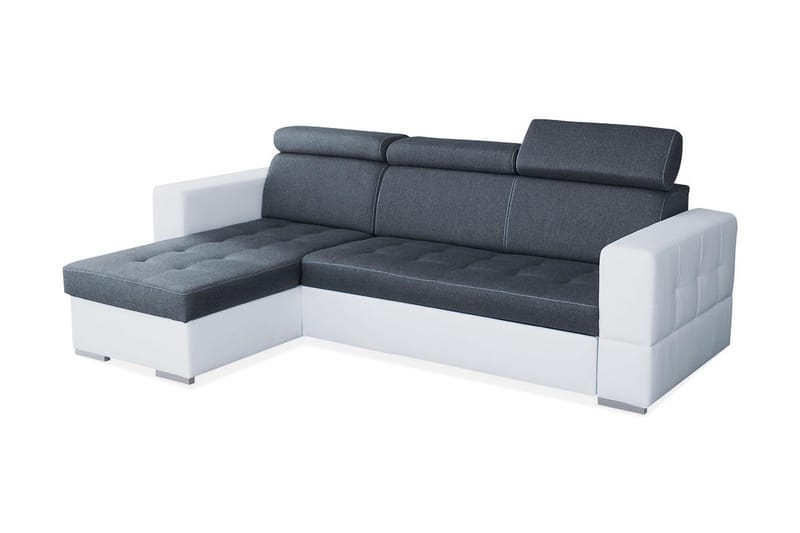 AZALEA Divanbäddsoffa 265x175x101 cm - Grå - Bäddsoffor - Bäddsoffa divan