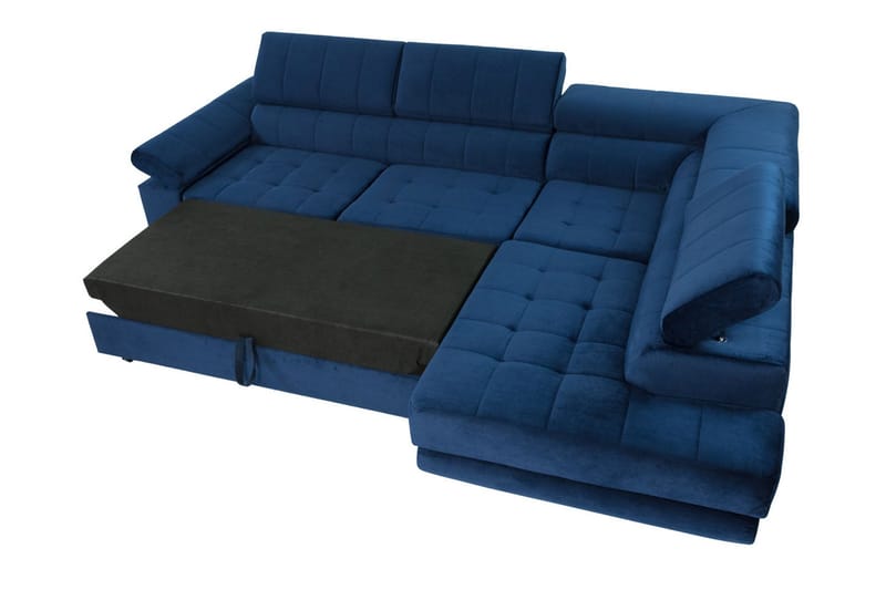 Azoulay Hörnsoffa Vänster - Grå - Möbler - Vardagsrum - Bäddsoffor