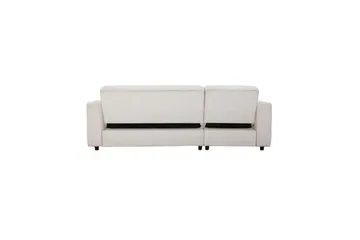 Bäddsoffa Allie Kräm, Cordoroy, 82x229x154 cm - Kräm, Cordoroy, 82x229x154 cm - Möbler - Vardagsrum - Bäddsoffor