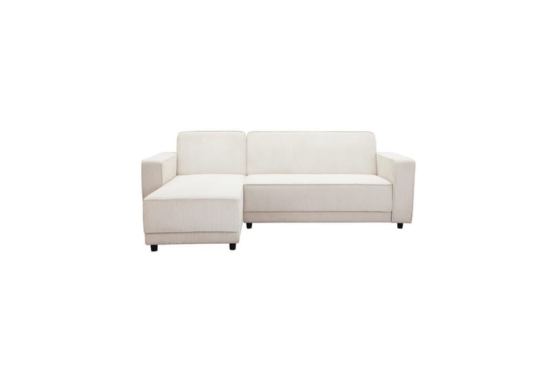 Bäddsoffa Allie Kräm, Cordoroy, 82x229x154 cm - Kräm, Cordoroy, 82x229x154 cm - Möbler - Vardagsrum - Bäddsoffor