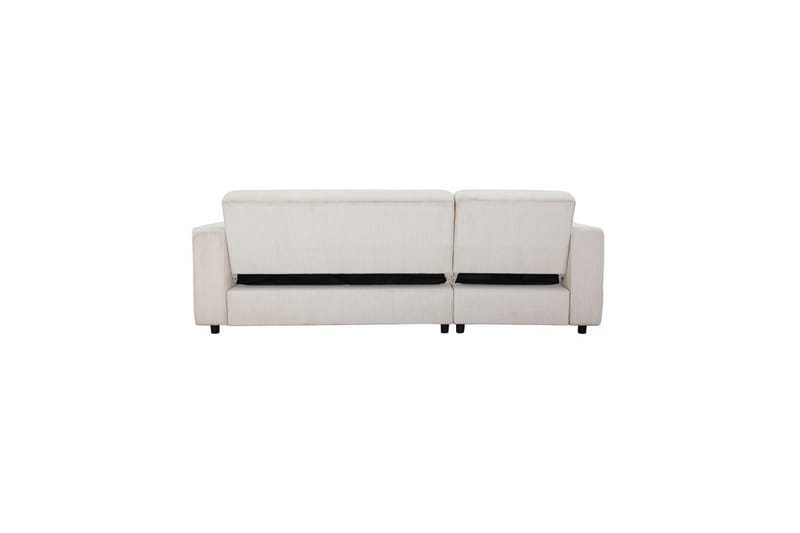 Bäddsoffa Allie Kräm, Cordoroy, 82x229x154 cm - Kräm, Cordoroy, 82x229x154 cm - Möbler - Vardagsrum - Bäddsoffor