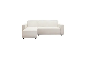 Bäddsoffa Allie Kräm, Cordoroy, 82x229x154 cm - Kräm, Cordoroy, 82x229x154 cm - Möbler - Vardagsrum - Bäddsoffor