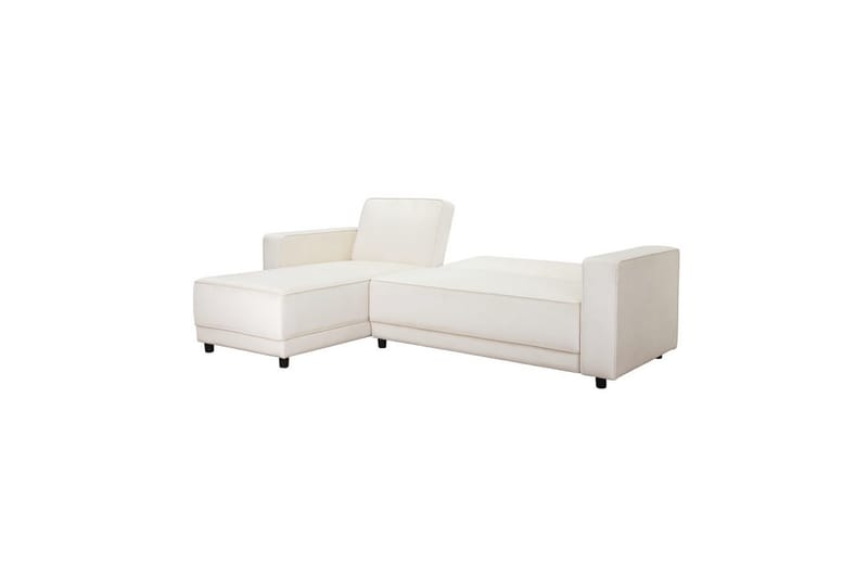 Bäddsoffa Allie Kräm, Sammet, 82x229x154 cm - Kräm, Sammet, 82x229x154 cm - Möbler - Vardagsrum - Bäddsoffor
