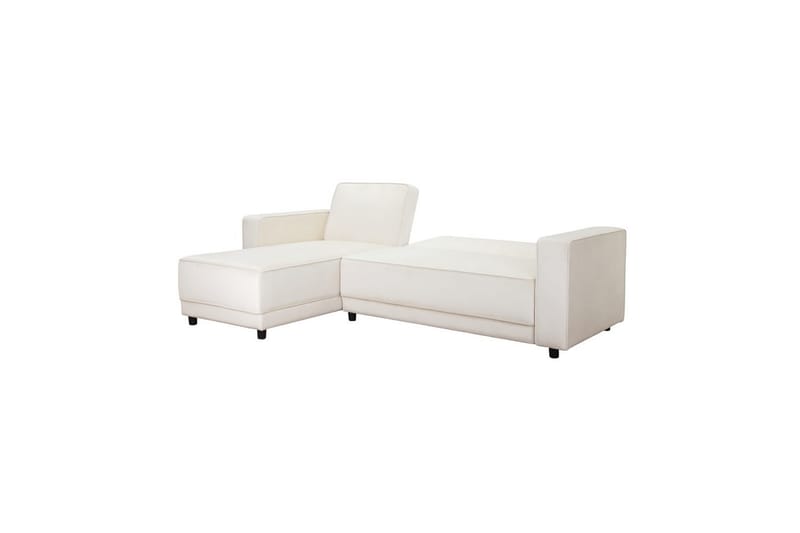 Bäddsoffa Allie Kräm, Sammet, 82x229x154 cm - Kräm, Sammet, 82x229x154 cm - Möbler - Vardagsrum - Bäddsoffor