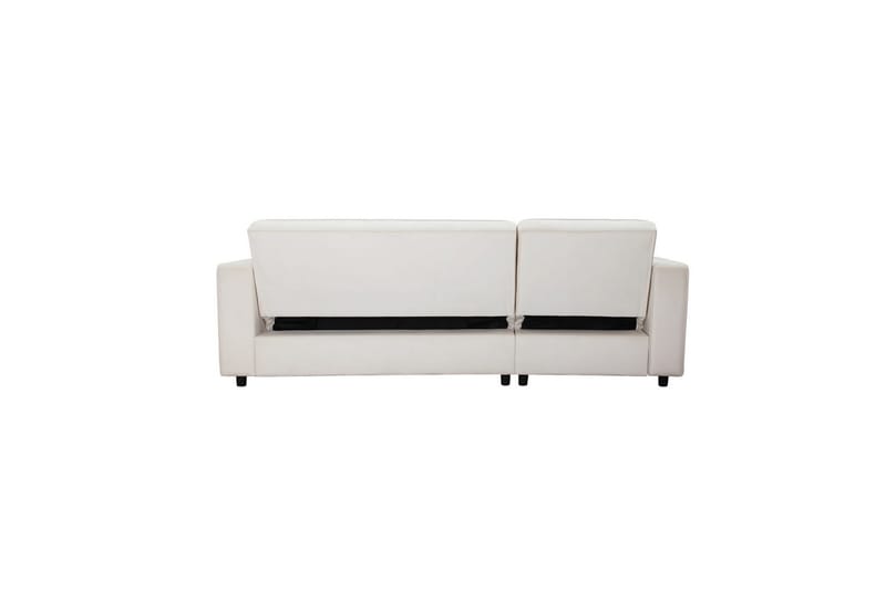 Bäddsoffa Allie Kräm, Sammet, 82x229x154 cm - Kräm, Sammet, 82x229x154 cm - Möbler - Vardagsrum - Bäddsoffor