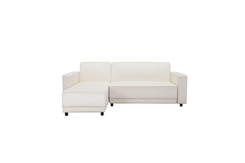 Bäddsoffa Allie Kräm, Sammet, 82x229x154 cm - Kräm, Sammet, 82x229x154 cm - Möbler - Vardagsrum - Bäddsoffor