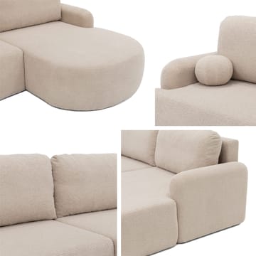 Branrel 3-sits Soffa med divan - blå - Möbler - Vardagsrum - Bäddsoffor - Bäddsoffa divan