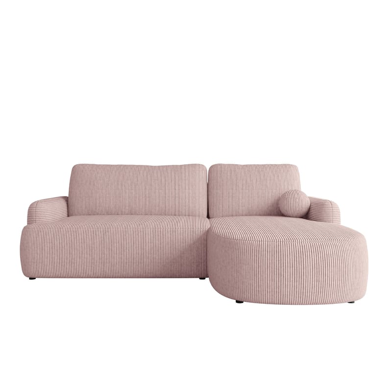 Branrel 3-sits Soffa med divan, rosa